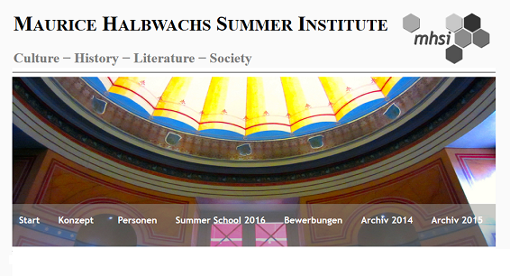 Maurice Halbwachs Summer Institute